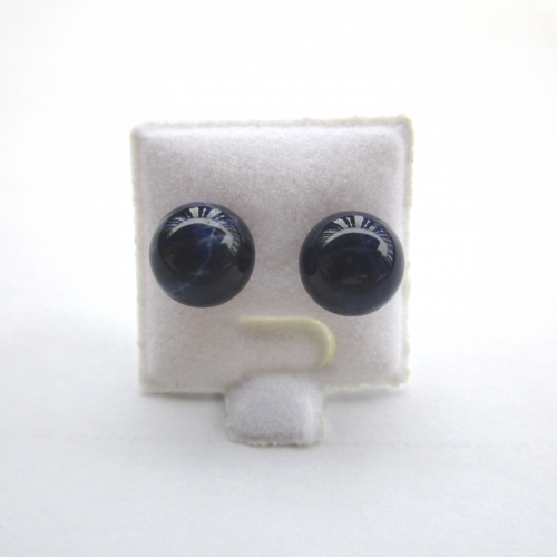 Ohrstecker (8 mm) aus Sodalith
